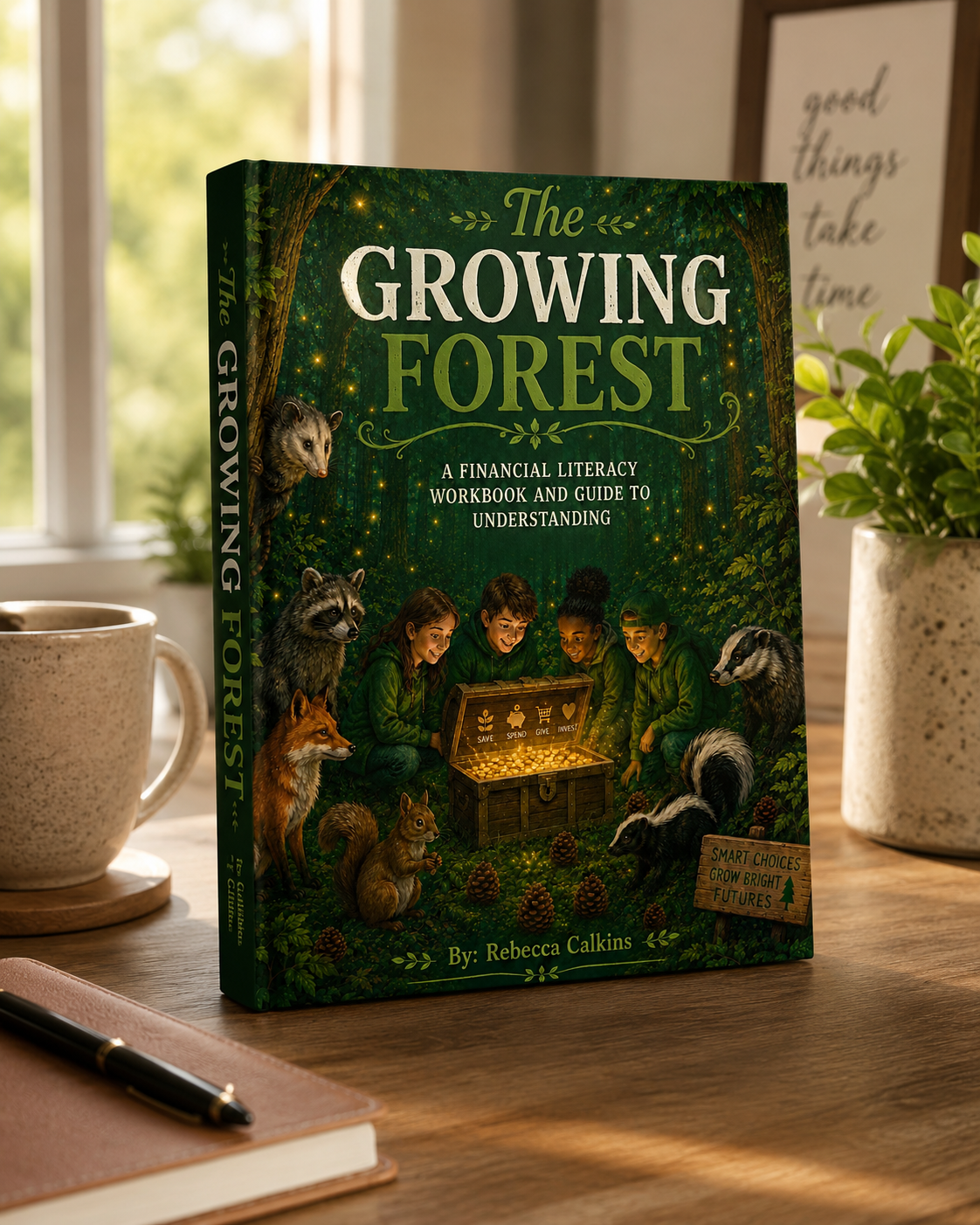 The Growing Forest workbook cover mockup